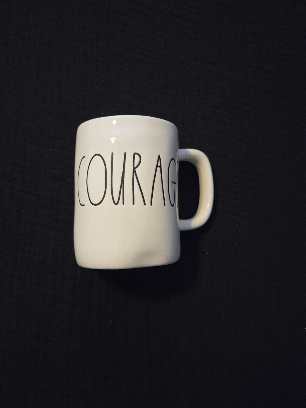 Rae Dunn 'Courage' Ceramic Mug